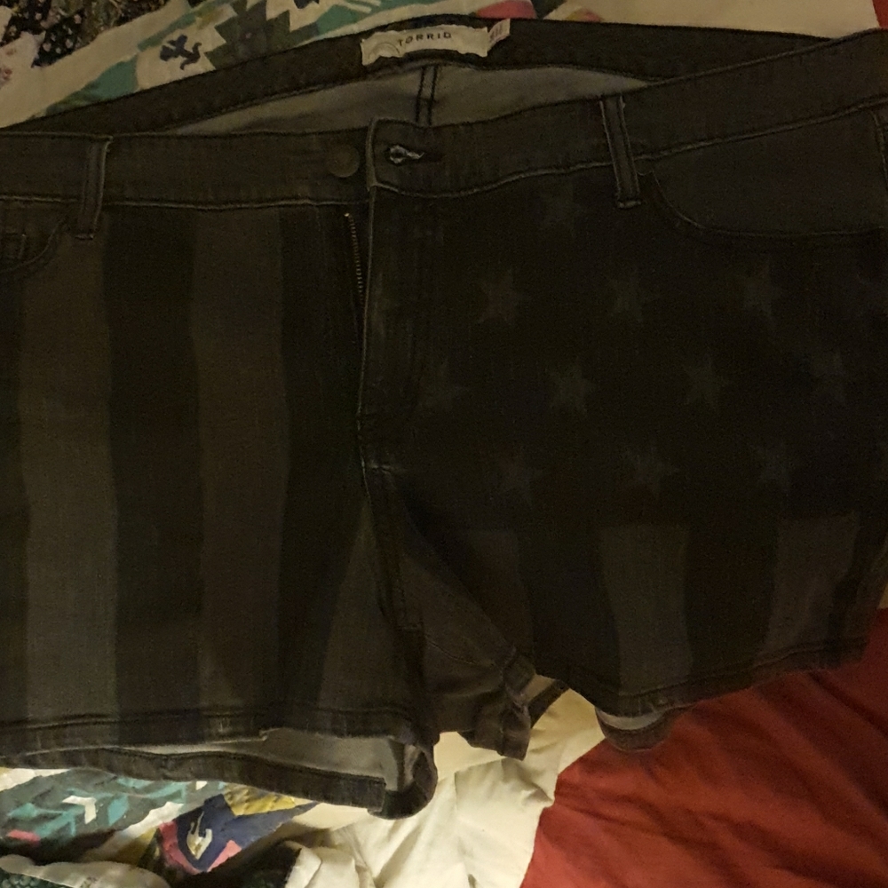 Torrid Stars and Stripes Shorts Size: 24